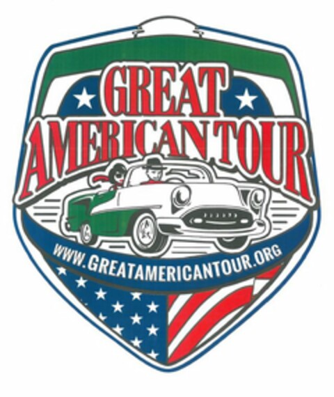 GREAT AMERICAN TOUR WWW.GREATAMERICANTOUR.ORG Logo (USPTO, 02/03/2015)