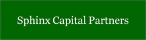 SPHINX CAPITAL PARTNERS Logo (USPTO, 27.03.2015)