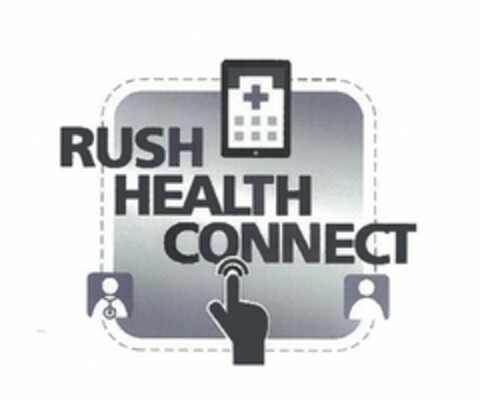 RUSH HEALTH CONNECT Logo (USPTO, 30.03.2015)