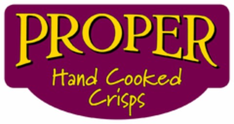 PROPER HAND COOKED CRISPS Logo (USPTO, 06/23/2015)