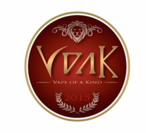 VOAK, VAPE OF A KIND, 2015 Logo (USPTO, 04.01.2016)