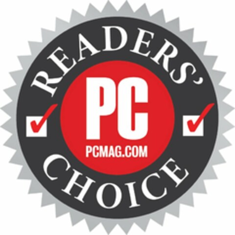 PC PCMAG.COM READERS' CHOICE Logo (USPTO, 08/17/2016)