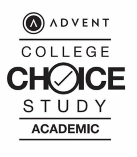 ADVENT COLLEGE CHOICE STUDY ACADEMIC Logo (USPTO, 30.10.2017)