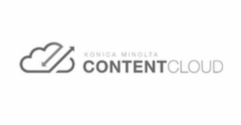 KONICA MINOLTA CONTENTCLOUD Logo (USPTO, 12.01.2018)