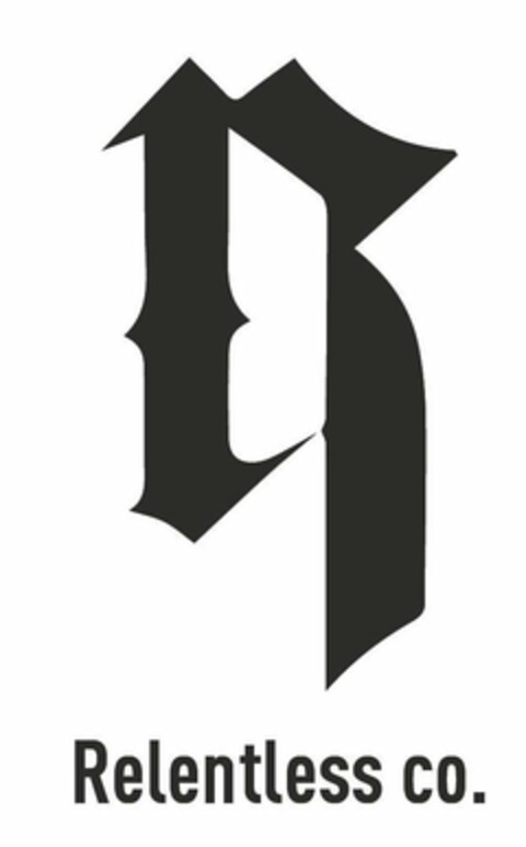 R RELENTLESS COMPANY Logo (USPTO, 03.05.2018)