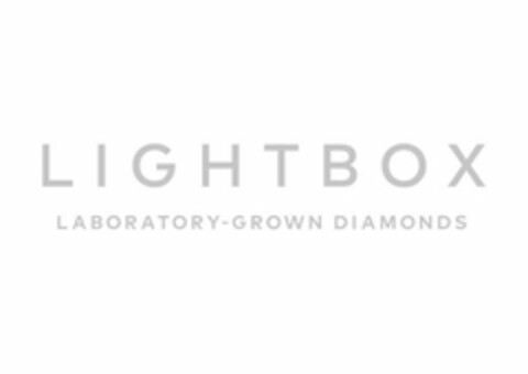 LIGHTBOX LABORATORY-GROWN DIAMONDS Logo (USPTO, 05/29/2018)