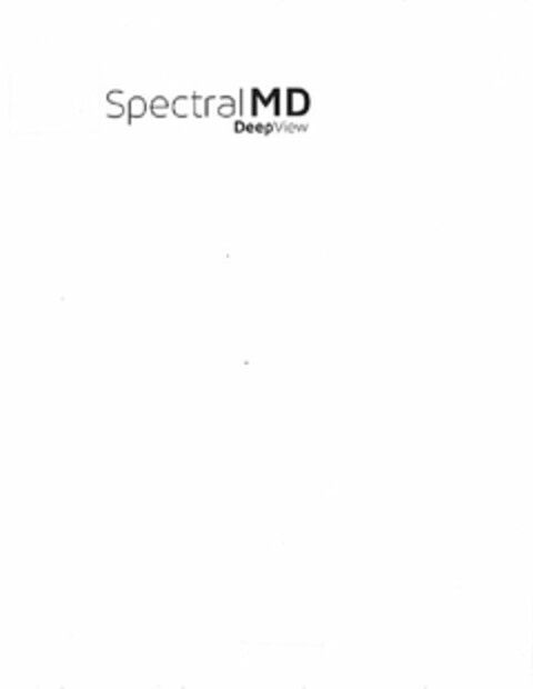 SPECTRAL MD DEEPVIEW Logo (USPTO, 11/13/2018)