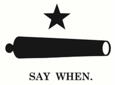 SAY WHEN. Logo (USPTO, 27.02.2019)