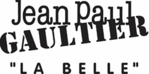 JEAN PAUL GAULTIER "LA BELLE" Logo (USPTO, 22.05.2019)