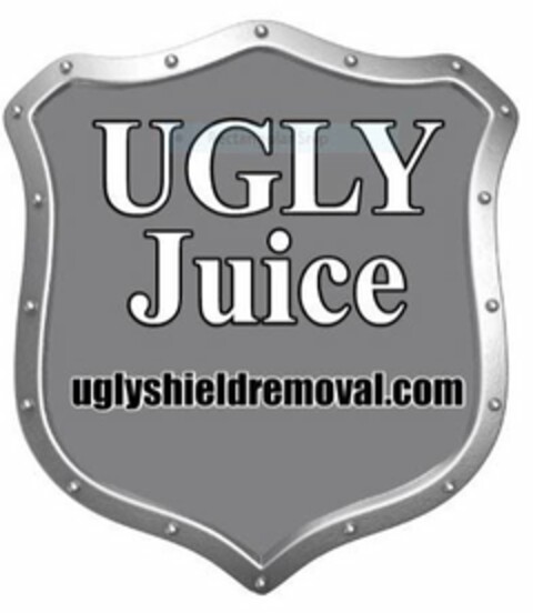 UGLY JUICE UGLYSHIELDREMOVAL.COM Logo (USPTO, 17.06.2019)