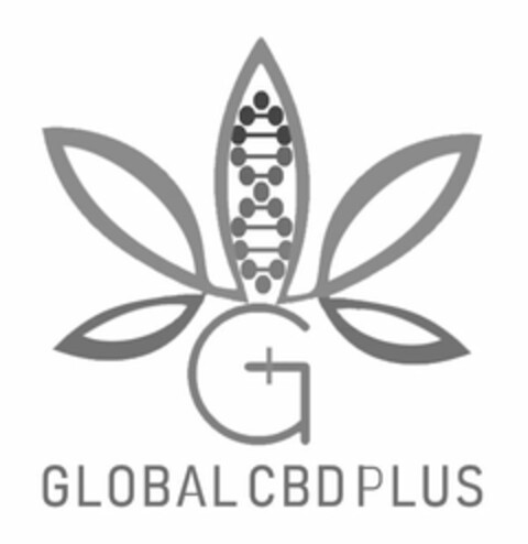 G GLOBAL CBD PLUS Logo (USPTO, 12.08.2019)