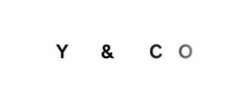 Y & CO Logo (USPTO, 02/07/2020)