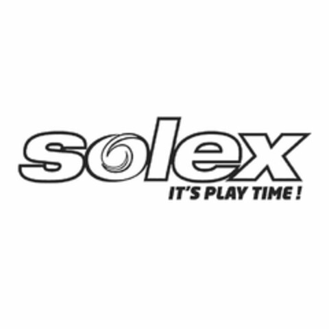 SOLEX IT'S PLAY TIME! Logo (USPTO, 23.03.2020)