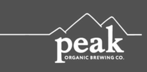 PEAK ORGANIC BREWING CO. Logo (USPTO, 05/06/2020)