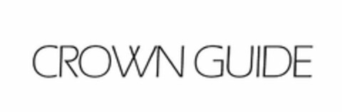 CROWN GUIDE Logo (USPTO, 05/13/2020)