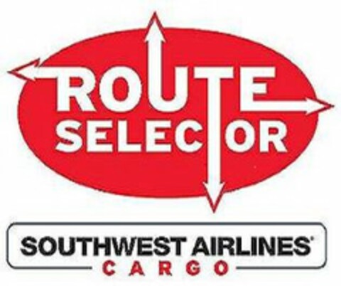 ROUTE SELECTOR SOUTHWEST AIRLINES CARGO Logo (USPTO, 05/19/2009)