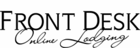 FRONT DESK ONLINE LODGING Logo (USPTO, 03.06.2009)