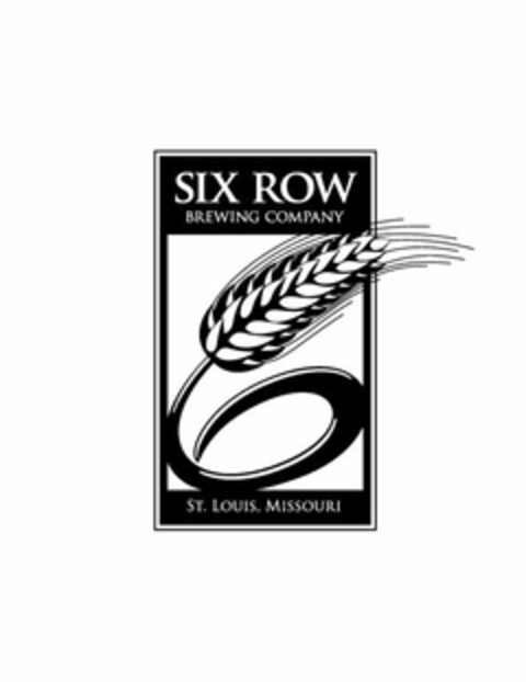 SIX ROW BREWING COMPANY ST. LOUIS, MISSOURI 6 Logo (USPTO, 10/07/2009)