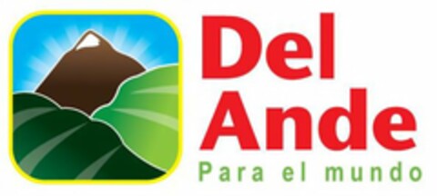 DEL ANDE PARA EL MUNDO Logo (USPTO, 17.10.2009)