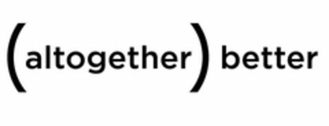 (ALTOGETHER) BETTER Logo (USPTO, 28.01.2010)