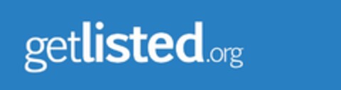 GETLISTED.ORG Logo (USPTO, 18.09.2010)
