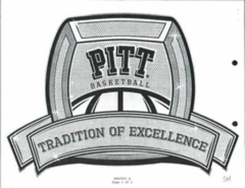 PITT BASKETBALL TRADITION OF EXCELLENCE Logo (USPTO, 10/28/2010)