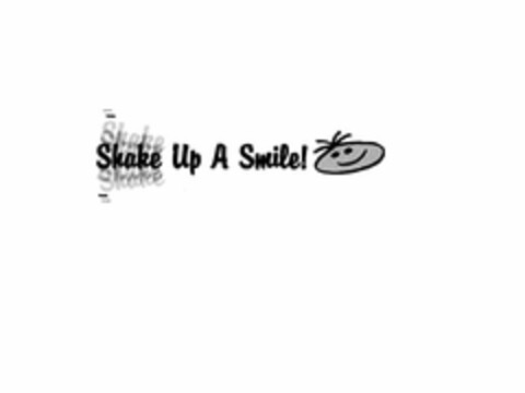 SHAKE UP A SMILE! Logo (USPTO, 11.10.2011)