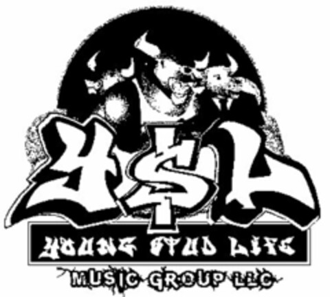 Y$L YOUNG STUD LIFE MUSIC GROUP LLC Logo (USPTO, 03/26/2012)