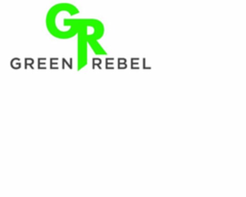 GR GREEN REBEL Logo (USPTO, 06/27/2012)