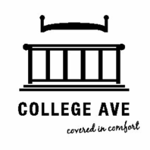 COLLEGE AVE COVERED IN COMFORT Logo (USPTO, 07/26/2012)