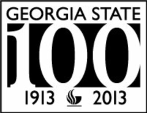 GEORGIA STATE 100 1913 2013 Logo (USPTO, 10/30/2012)