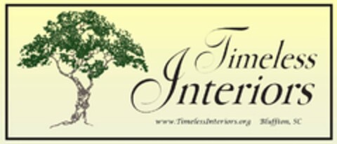 TIMELESS INTERIORS WWW.TIMELESSINTERIORS.ORG BLUFFTON, SC Logo (USPTO, 01/08/2013)