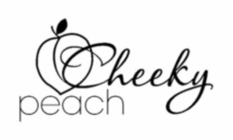 CHEEKY PEACH Logo (USPTO, 27.06.2013)