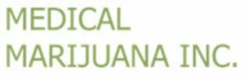 MEDICAL MARIJUANA Logo (USPTO, 25.11.2013)