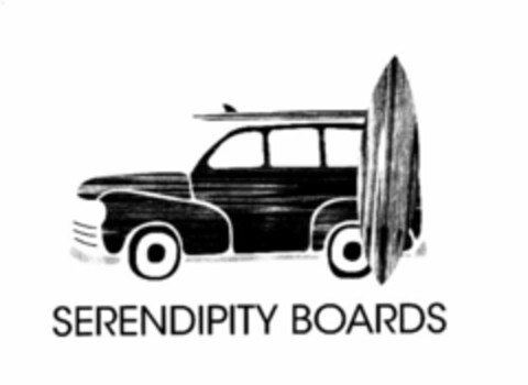 SERENDIPITY BOARDS Logo (USPTO, 23.12.2013)