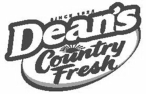 SINCE 1925 DEAN'S COUNTRY FRESH Logo (USPTO, 01.05.2014)