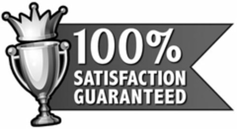 100% SATISFACTION GUARANTEED Logo (USPTO, 09.05.2014)