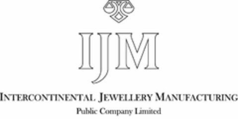 IJM INTERCONTINENTAL JEWELLERY MANUFACTURING PUBLIC COMPANY LIMITED Logo (USPTO, 12.03.2015)