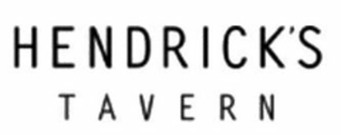 HENDRICK'S TAVERN Logo (USPTO, 30.03.2016)