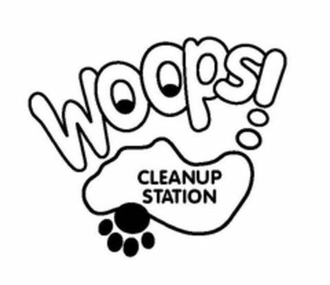 WOOPS! CLEANUP STATION Logo (USPTO, 19.05.2016)