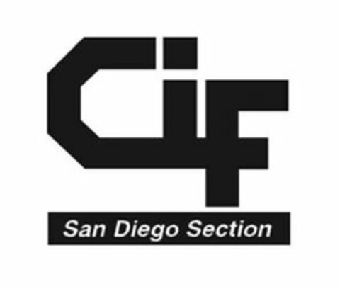 CIF SAN DIEGO SECTION Logo (USPTO, 10/25/2016)