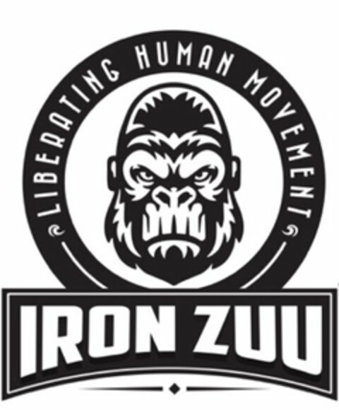 LIBERATING HUMAN MOVEMENT IRON ZUU Logo (USPTO, 10.03.2017)