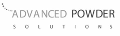 ADVANCED POWDER SOLUTIONS Logo (USPTO, 10/11/2017)