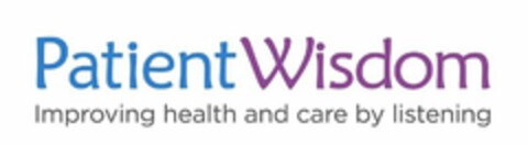 PATIENTWISDOM IMPROVING HEALTH AND CAREBY LISTENING Logo (USPTO, 12.10.2017)