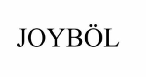 JOYBÖL Logo (USPTO, 01/15/2018)