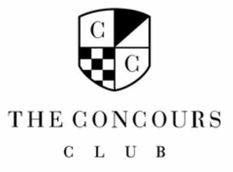 CC THE CONCOURS CLUB Logo (USPTO, 12.03.2018)