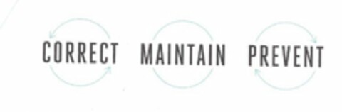CORRECT MAINTAIN PREVENT Logo (USPTO, 03.04.2019)