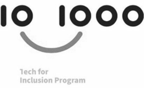 10 1000 TECH FOR INCLUSION PROGRAM Logo (USPTO, 19.06.2019)