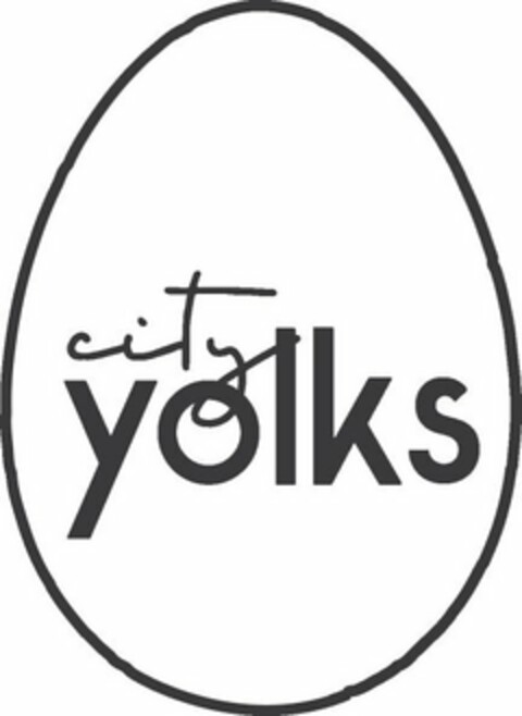 CITY YOLKS Logo (USPTO, 06/19/2019)