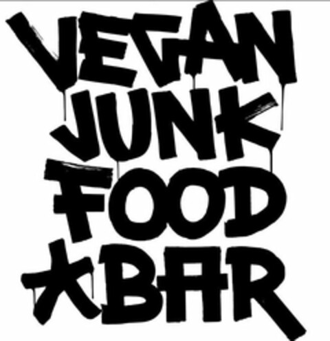 VEGAN JUNK FOOD BAR Logo (USPTO, 06/20/2019)